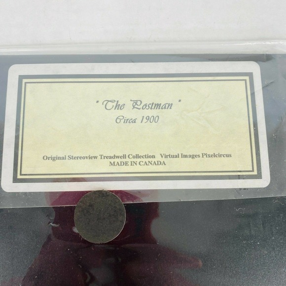 The Postman 1901 3-d Photo Stereoview Reprint - Picture 5 of 7